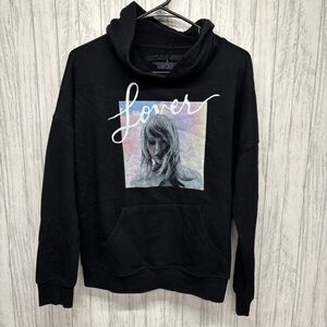 Womens Size S Taylor Swift Lover Hoodie Black